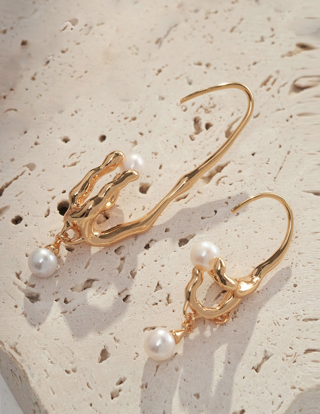 The Dripping Lava Earrings