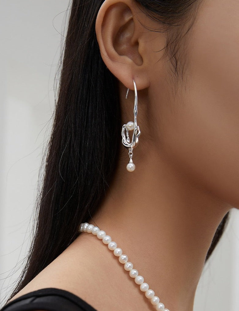 The Dripping Lava Earrings
