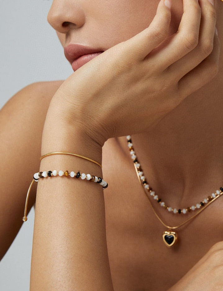 Tigerite Beads Bracelet
