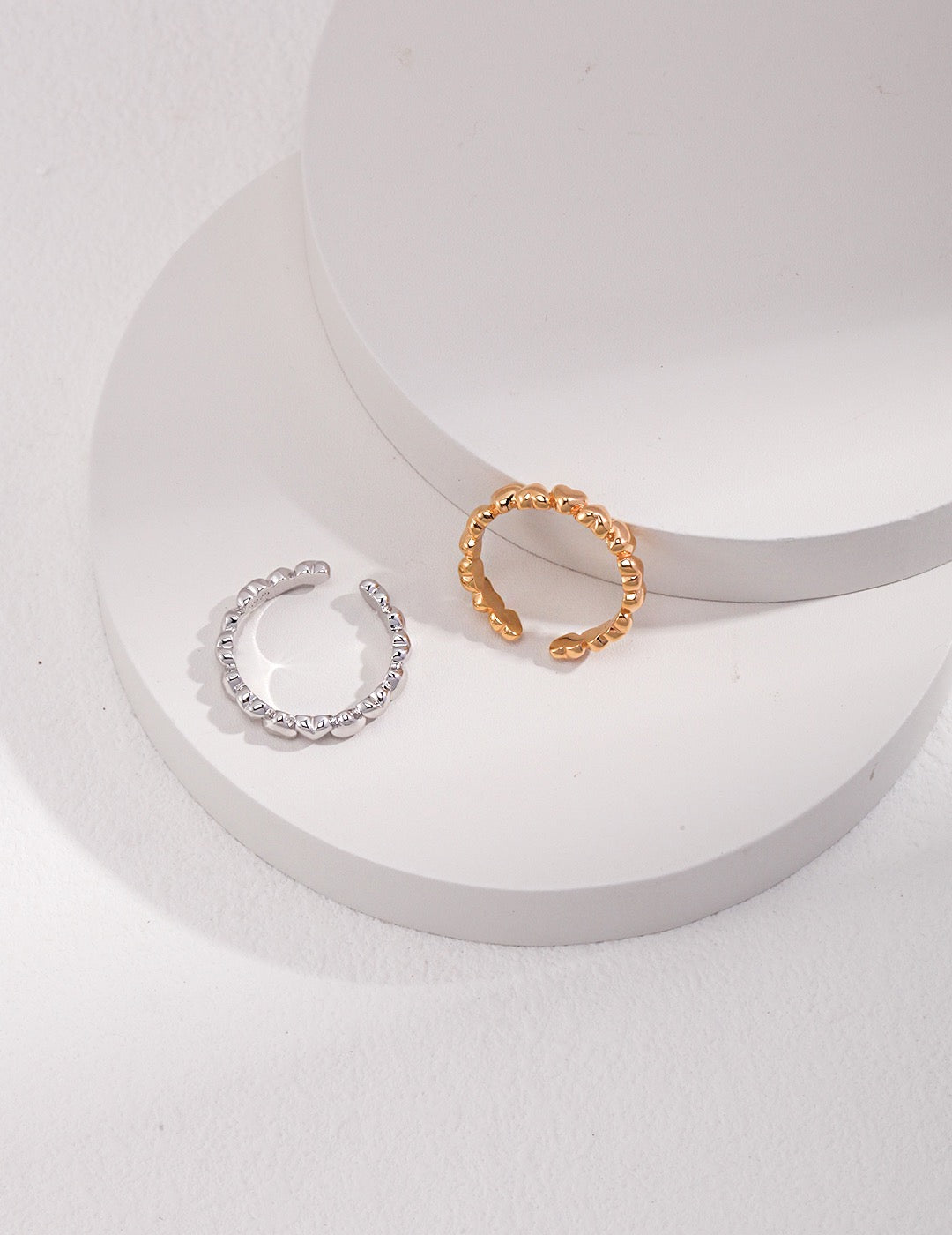 Tiny Heart Open Ring