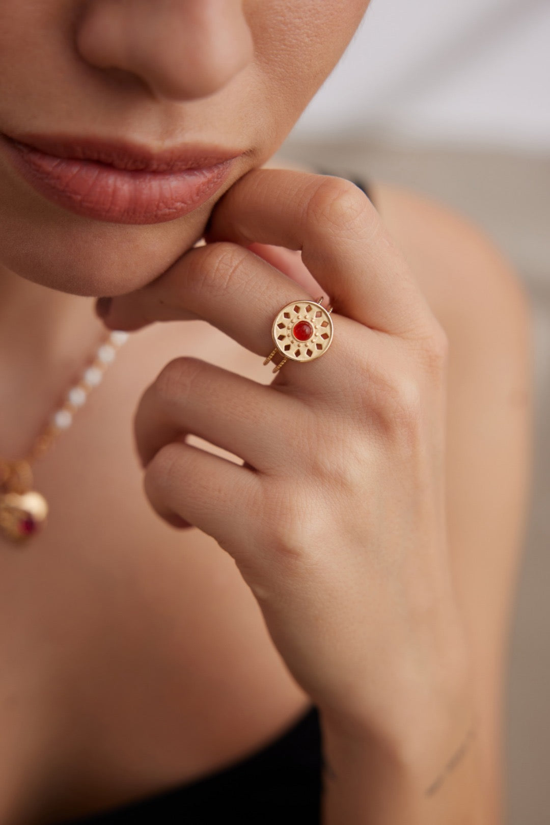 Classic Rome Agate Ring