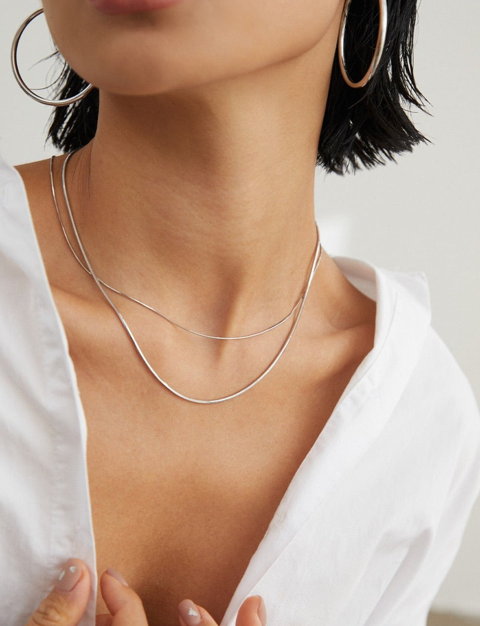 Everyday Simple Snake Necklace